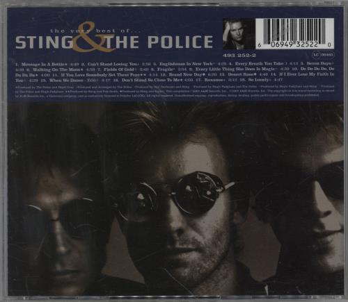 Sting The Very Best Of Sting & The Police UK CD album (CDLP) (183185)